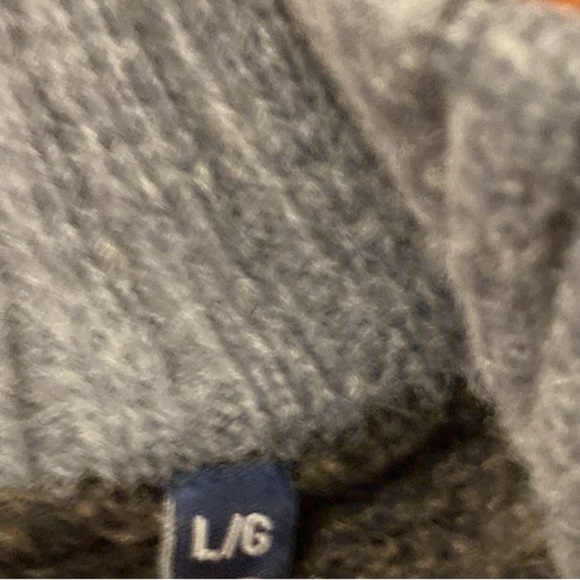 Cabin Core Hechter Men’s LARGE Sweater Wool Full Zip Grey - Picture 5 of 12